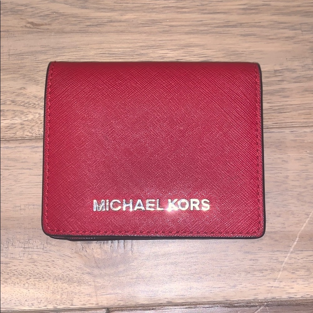 Red Michael Kors Wallet